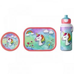 Lunch set campus 3 el. unicorn 107410865377. Torby i plecaki dziecięce Mepal, z tworzywa sztucznego. W wyprzedaży za 139.90 zł.
