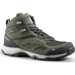 Buty turystyczne - MH100 MID WTP - męskie. Trekkingi męskie QUECHUA, przed kolano, trekkingowe. Za 219.99 zł.