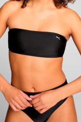 Góra od bikini Bandeau w kolorze czarnym. Czarne bikini damskie Puma, na lato, s, bez wzorów. Za 101.99 zł.