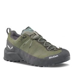 Buty trekkingowe Salewa Wildfire Leather 2 GTX. Czarne trekkingi męskie Salewa, trekkingowe, gore-tex. Za 773.00 zł.