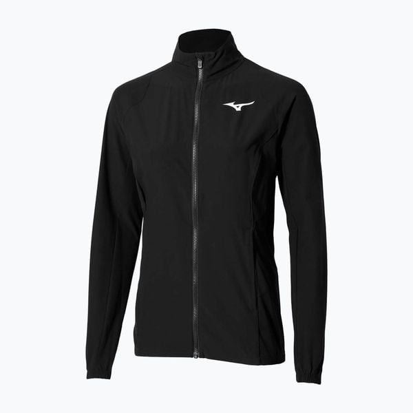 Bluza tenisowa damska Mizuno Frontier Shadow W. Czarne bluzy damskie Mizuno, xl, bez wzorów, z elastanu, bez kaptura, na fitness i siłownię. Za 229.99 zł.