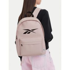 Plecak Reebok. Czerwone plecaki damskie Reebok, bez wzorów, sportowe. Za 99.99 zł.