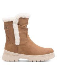 Go Soft Botki WS6217-01 Brązowy. Brązowe botki damskie GO SOFT, z syntetyku, bez obcasa, na płaskiej podeszwie, bez zapięcia. Za 179.99 zł.