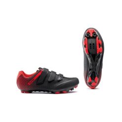 Buty na rower MTB i gravel męskie NORTHWAVE ORIGIN 2 czerwone. Czarne buty sportowe męskie Northwave, bez zapięcia, rowerowe. Za 441.50 zł.