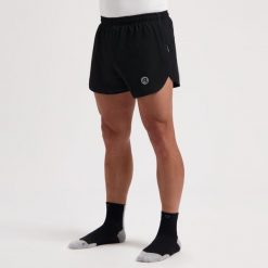 Szorty do biegania męskie Rogelli FIRENZE. Czarne krótkie spodenki sportowe męskie Rogelli, m, bez wzorów, z elastanu, do biegania. Za 128.95 zł.