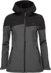 Damska kurtka softshell Loap Ludysa ciemnoszara. Szare kurtki damskie ÀLG, na jesień, m, bez wzorów, z elastanu, bez kaptura, do biegania. Za 331.99 zł.