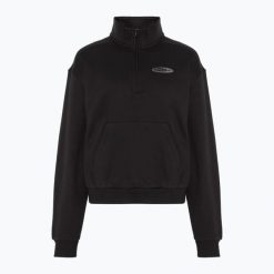 Bluza damska Reebok Ide Brand Proud Midlayer. Czarne bluzy damskie Reebok, na zimę, bez wzorów, bez kaptura. Za 189.99 zł.