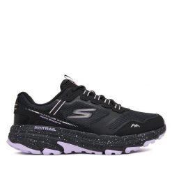 Buty do biegania Skechers. Czarne obuwie sportowe damskie Skechers, bez wzorów, do biegania. Za 319.99 zł.