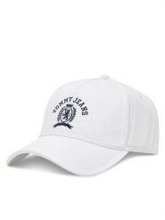 Tommy Jeans Czapka z daszkiem Cool Summer AW0AW17315 Écru. Rękawiczki damskie Tommy Jeans, bez wzorów, z bawełny. Za 99.99 zł.
