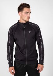 Bluza fitness męska Gorilla Wear Wenden Track Jacket. Białe bluzy męskie GORILLA WEAR, l, bez wzorów, z dresówki, bez kaptura. Za 289.25 zł.