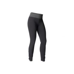 Legginsy do jogi damskie. Czarne legginsy damskie DOMYOS, l, bez wzorów, z bawełny. Za 39.99 zł.
