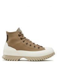 Converse Trzewiki Chuck Taylor All Star Lugged 2.0 Cc A04634C Beżowy. Brązowe botki damskie Converse, ze skóry, retro, bez obcasa, na płaskiej podeszwie, bez zapięcia. Za 529.99 zł.
