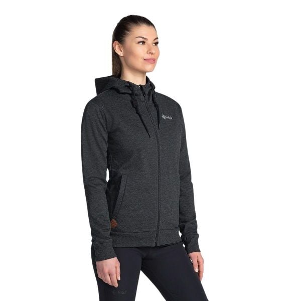 Bluza damska Kilpi Bery. Czarne bluzy damskie Kilpi, xs, bez wzorów, bez kaptura. Za 189.67 zł.