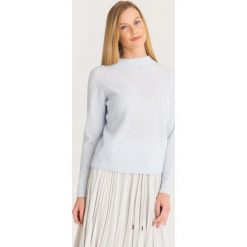 SWETER DIDONE Max Mara Leisure. Niebieskie swetry damskie Max Mara Leisure, l, bez wzorów, z kaszmiru, bez kołnierzyka, bez ramiączek, bez kaptura. Za 665.40 zł.