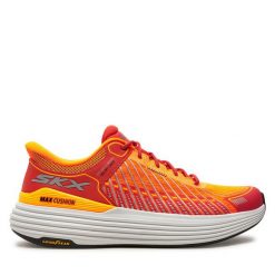 Buty do biegania Skechers. Brązowe buty sportowe męskie Skechers, bez zapięcia, do biegania. Za 299.99 zł.