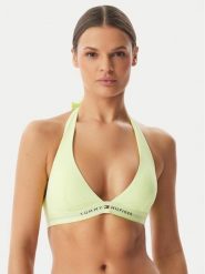 Tommy Hilfiger Góra od bikini UW0UW06358 Żółty jasny. Żółte bikini damskie Tommy Hilfiger, l, bez wzorów. Za 189.99 zł.