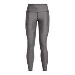 Długie legginsy damskie z wysokim stanem Under Armour HeatGear®. Czarne legginsy damskie Under Armour, bez wzorów, z materiału, na fitness i siłownię. Za 276.50 zł.