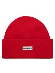 Hunter Czapka HTR-U3-002-AW24 Czerwony. Czerwone czapki i kapelusze damskie Hunter, na zimę, bez wzorów, z materiału. Za 69.99 zł.