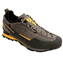 Buty podejściowe męskie La Sportiva Boulder X. Szare trekkingi męskie La Sportiva, na jesień, trekkingowe. Za 881.00 zł.