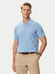 Beverly Hills Polo Club Polo P-SS26M-P450124 Niebieski jasny Regular Fit. Niebieskie koszulki polo męskie Beverly Hills Polo Club, m, bez wzorów, z bawełny, bez ramiączek. Za 165.99 zł.