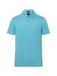 BOSS koszulka polo - Palosh Mężczyźni Bawełna niebieski, XXL. Niebieskie koszulki polo męskie Boss, m, bez wzorów, z bawełny, bez kołnierzyka, bez ramiączek. Za 479.95 zł.