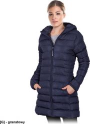 R.E.I.S. TUWA - ocieplana damska kurtka pikowana z kapturem, powłoka podszewka z wyściółką 100% poliester, 3 kieszenie M. Kurtki damskie R.E.I.S., m, bez wzorów, z poliesteru, z kapturem. Za 164.31 zł.