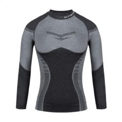 Koszulka Termoaktywna Pro Miyabi Dla Pań I Panów. Szare bluzy sportowe damskie Alpinus, l, bez wzorów, bez kaptura, trekkingowe. Za 279.99 zł.
