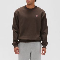 Bluza męska New Balance MADE in USA MT43541RHE – brązowa. Brązowe bluzy męskie New Balance, m, bez wzorów, z materiału, bez kaptura. Za 769.99 zł.