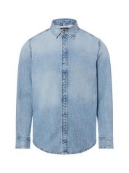 G-Star RAW koszula casual Mężczyźni Slim Fit niebieski, M. Niebieskie koszule męskie G-Star Raw, m, bez wzorów, casualowe, bez kołnierzyka, bez ramiączek. Za 229.95 zł.