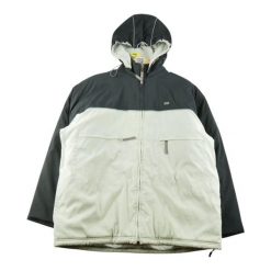 Męska Vintage Retro Beżowa Parka. Brązowe kurtki męskie Nike, na zimę, m, bez wzorów, retro, bez kaptura. Za 170.36 zł.