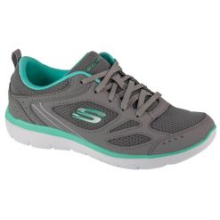 Buty do chodzenia damskie Skechers Gytq Summit Suite. Szare obuwie sportowe damskie Skechers, bez wzorów, z materiału, trekkingowe, Skechers Sport. Za 175.00 zł.