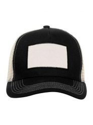 Clique Trucker Patch Cap – 5-panelowa czapka z bawełny i siatki. Czarne czapki i kapelusze męskie CLIQUE, bez wzorów, z bawełny. Za 81.47 zł.
