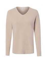 Marie Lund bluzka z dzianiny Kobiety Bawełna (100%) beżowy, S. Brązowe bluzki damskie Marie Lund, s, bez wzorów, z bawełny, bez kołnierzyka, bez ramiączek. Za 299.95 zł.
