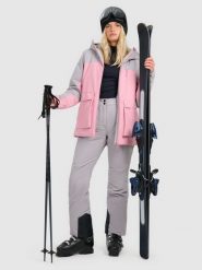 4F Spodnie narciarskie membrana 5000 damskie - szare S. Szare spodnie materiałowe damskie 4f, na zimę, l, bez wzorów, z materiału, narciarskie. Za 299.99 zł.