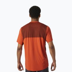 Koszulka trekkingowa męska Helly Hansen Tech Trail. Brązowe koszulki sportowe męskie Helly Hansen, m, bez wzorów, bez kołnierzyka, bez ramiączek, trekkingowe. Za 85.99 zł.