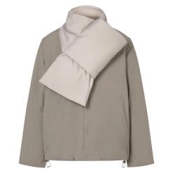 Kurtka ECOALF GERES JACKET WOMAN Beżowy. Brązowe kurtki damskie Ecoalf, l, bez wzorów, z syntetyku, bez kaptura. Za 810.60 zł.