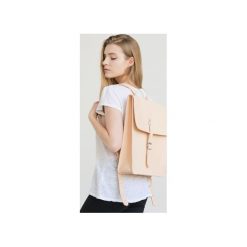 Duży skórzany plecak (naturalny). Plecaki damskie marki Noska. Za 560.00 zł.