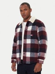 Tommy Jeans Kurtka przejściowa Check Teddy DM0DM22010 Kolorowy Regular Fit. Kurtki męskie Tommy Jeans, m, bez wzorów, z jeansu, bez kaptura. Za 699.99 zł.