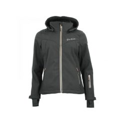 Kurtka damska Peak Mountain Softshell Amaleoff. Czarne kurtki damskie Peak Mountain, m, z aplikacjami, z elastanu. Za 298.00 zł.