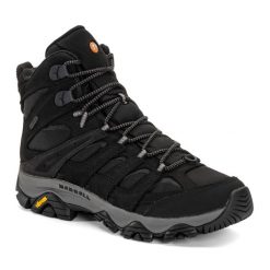 Buty turystyczne męskie Merrell Moab 3 Apex Mid WP. Czarne trekkingi męskie Merrell, trekkingowe. Za 499.99 zł.