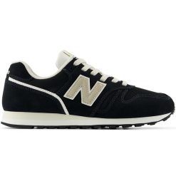 Buty damskie New Balance WL373LK2 – czarne. Czarne obuwie sportowe damskie New Balance, bez wzorów, z materiału. Za 199.99 zł.