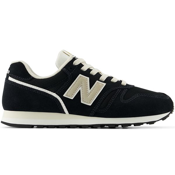 Buty damskie New Balance WL373LK2 – czarne. Czarne obuwie sportowe damskie New Balance, bez wzorów, z materiału. Za 199.99 zł.