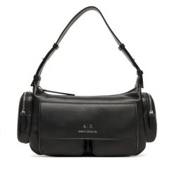 Torebka Armani Exchange. Czarne torebki do ręki damskie Armani Exchange, bez wzorów, klasyczne, bez dodatków. Za 709.99 zł.
