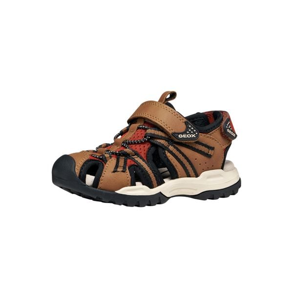 Sandały GEOX J BOREALIS B. B Brązowy. Brązowe sandały męskie Geox, z syntetyku, bez zapięcia. Za 154.99 zł.