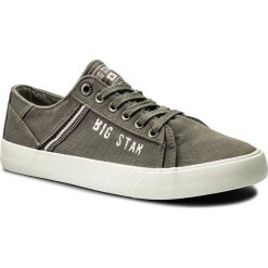 Tenisówki BIG STAR - AA174316 Grey. Szare trampki męskie Big Star, z gumy. W wyprzedaży za 109.00 zł.