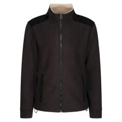 Bluza Polarowa Męska Pełen Suwak. Czarne bluzy męskie Regatta, na zimę, l, bez wzorów, z polaru, bez kaptura. Za 110.99 zł.
