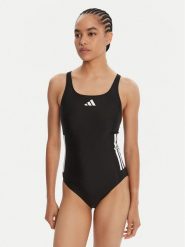 Adidas Strój kąpielowy 3-Stripes JN8119 Czarny Slim Fit. Czarne kostiumy jednoczęściowe damskie Adidas, bez wzorów, z syntetyku, sportowe, żeglarskie. Za 149.99 zł.