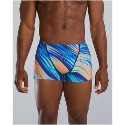 Spodenki pływackie męskie TYR Square Leg Swimsuit - Riptide. Brązowe kąpielówki męskie TYR, m, bez wzorów, do pływania. Za 199.99 zł.