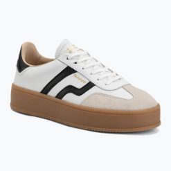Buty damskie GANT Cuzmani 32531202-G020. Białe obuwie sportowe damskie GANT, bez wzorów, ze skóry, trekkingowe. Za 559.99 zł.