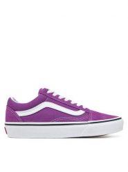 Vans Tenisówki Old Skool VN000D6WE2T1 Fioletowy. Fioletowe trampki i tenisówki damskie Vans, bez wzorów, ze skóry, bez zapięcia. Za 209.99 zł.